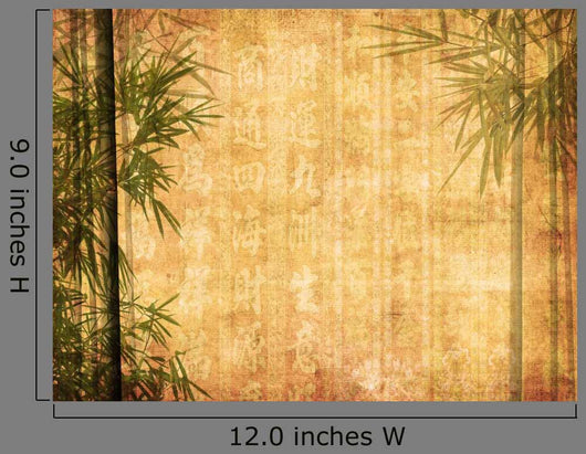 Silhouette Branches Bamboo Paper