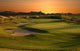 Golf Course Sunset Wall Decal