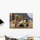 Excavator Wall Decal
