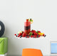 blueberry berry smoothie Wall Decal
