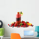 blueberry berry smoothie Wall Decal