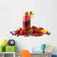 blueberry berry smoothie Wall Decal