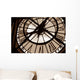 Clock at the Orsay Museum Paris Wall Mural
