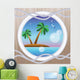 Circle Window Tropical Sea