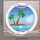 Circle Window Tropical Sea