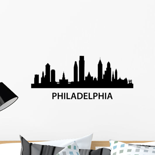 Skyline Philadelphia Wall Decal