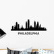 Skyline Philadelphia Wall Decal