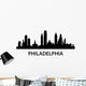 Skyline Philadelphia Wall Decal