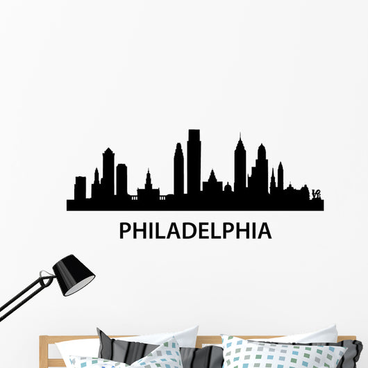 Skyline Philadelphia Wall Decal