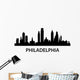 Skyline Philadelphia Wall Decal