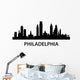 Skyline Philadelphia Wall Decal