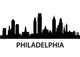 Skyline Philadelphia Wall Decal