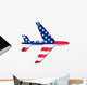 flugzeug usa airplane united states Wall Decal