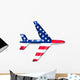 flugzeug usa airplane united states Wall Decal
