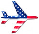 flugzeug usa airplane united states Wall Decal