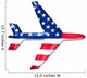 flugzeug usa airplane united states Wall Decal
