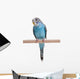 Blue Budgie Wall Decal