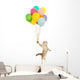 Balloon Floating Kitten Wall Decal