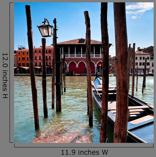 Parking Place for Gondolas in Venice Wall Mural