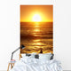sunset surf Wall Mural