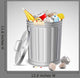 Trash Bin Full Garbage