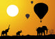 Montgolfiere_Elephant Wall Mural