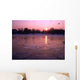 Ice Rink Sunset Wall Decal