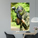 Aiming Paintball Player