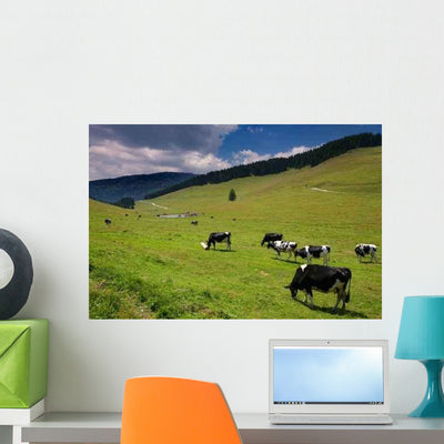 Pascolo Wall Decal shown on a wall