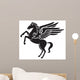 Greek Silhouette Pegasus Wall Decal