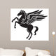 Greek Silhouette Pegasus Wall Decal