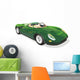 Green Sports Car Wall Decal