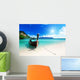 Long Boat and Poda Wall Decal