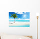 palm on island Wall Mural