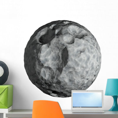 Deep Space Meteorite Wall Decal shown on a wall