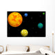 Planet Earth in Outer Space Wall Mural