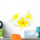 Frangipani White Wall Decal