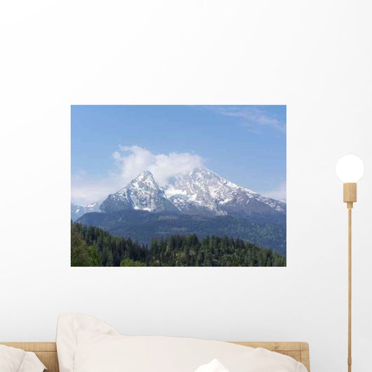 Watzmann Mit Wolken Wall Decal