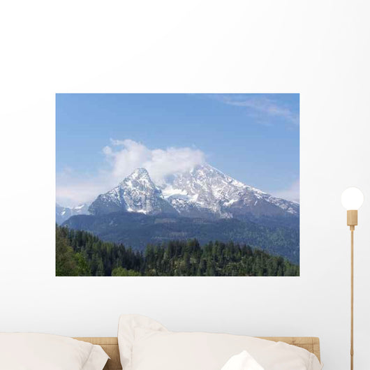 Watzmann Mit Wolken Wall Decal