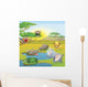 Cute African Safari Animal Wall Decal Design 2