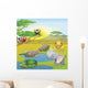 Cute African Safari Animal Wall Decal Design 2