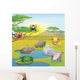 Cute African Safari Animal Wall Decal Design 2