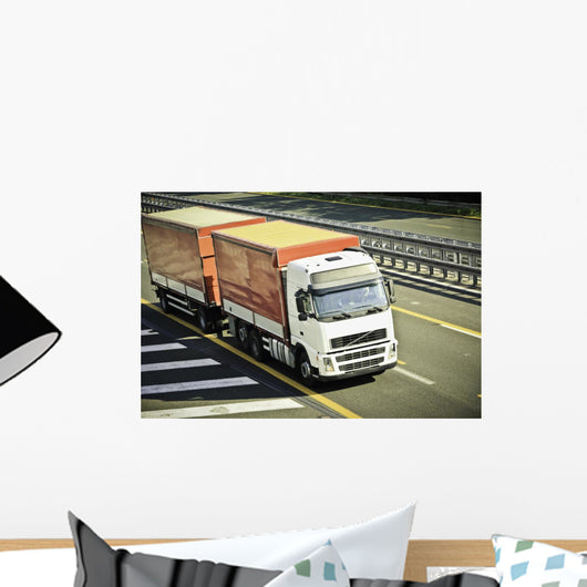Truck Highway Wall Decal