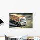 Truck Highway Wall Decal