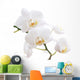 White Orchid Wall Decal Design 1