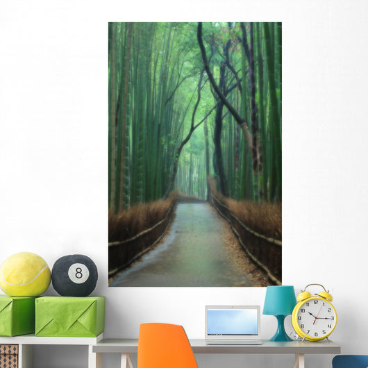 Path Bamboo Forest Wall Decal