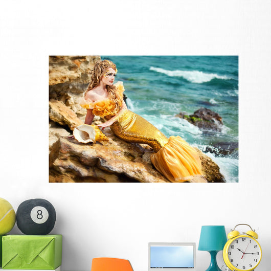 Young Beautiful Girl Image Wall Decal Design 1