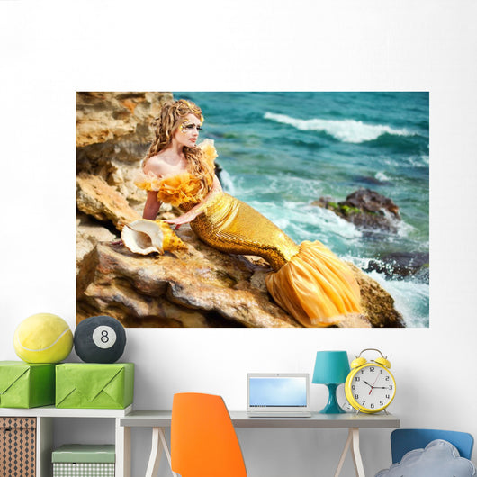 Young Beautiful Girl Image Wall Decal Design 1