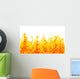 Burning White Wall Decal