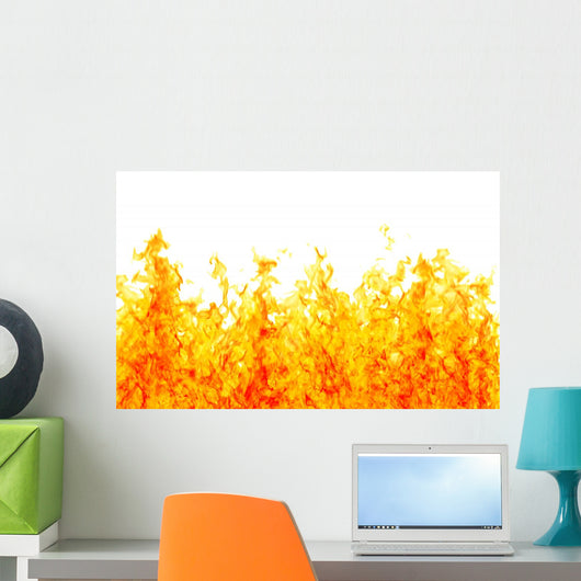 Burning White Wall Decal